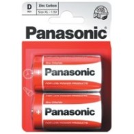 batterie panasonic zinco carbone torcia