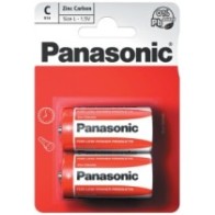 batterie panasonic zinco carbone mezza torcia